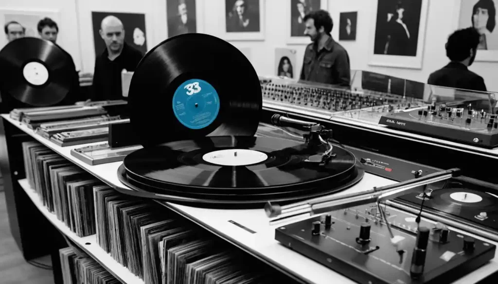 What is the significance of the 33M vinyl format in French music